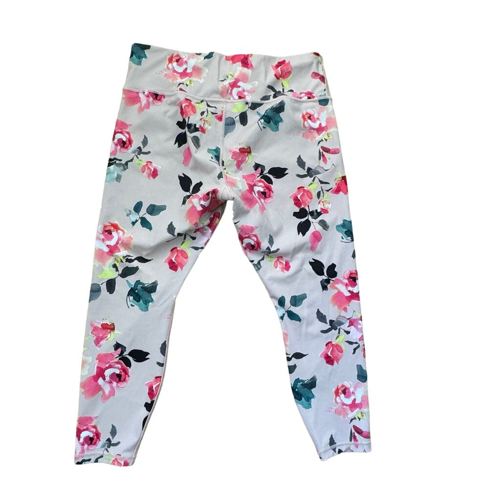 Athleta Painted Flower Elation 7-8 Orchid Pink Womens SIZE XL - Picture 5 of 6